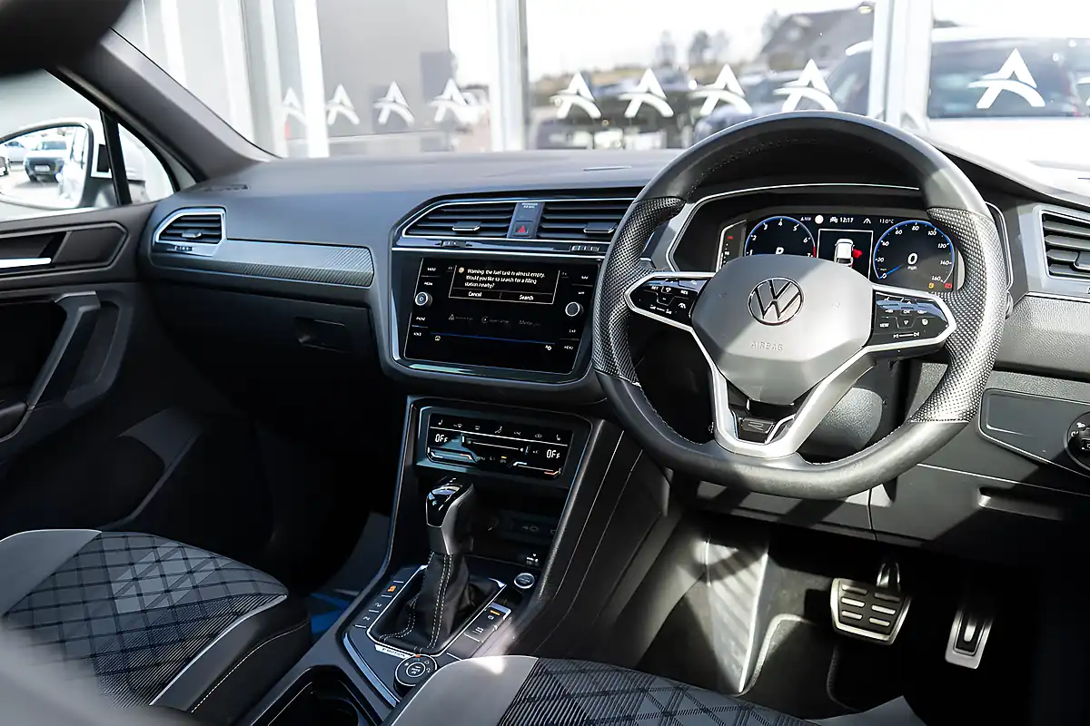 Used 2022 Volkswagen Tiguan R-Line White - Interior and Exterior details 4