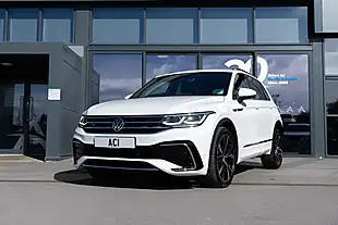 Used 2022 Volkswagen Tiguan R-Line White - Interior and Exterior details 6