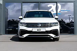 Used 2022 Volkswagen Tiguan R-Line White - Interior and Exterior details 7
