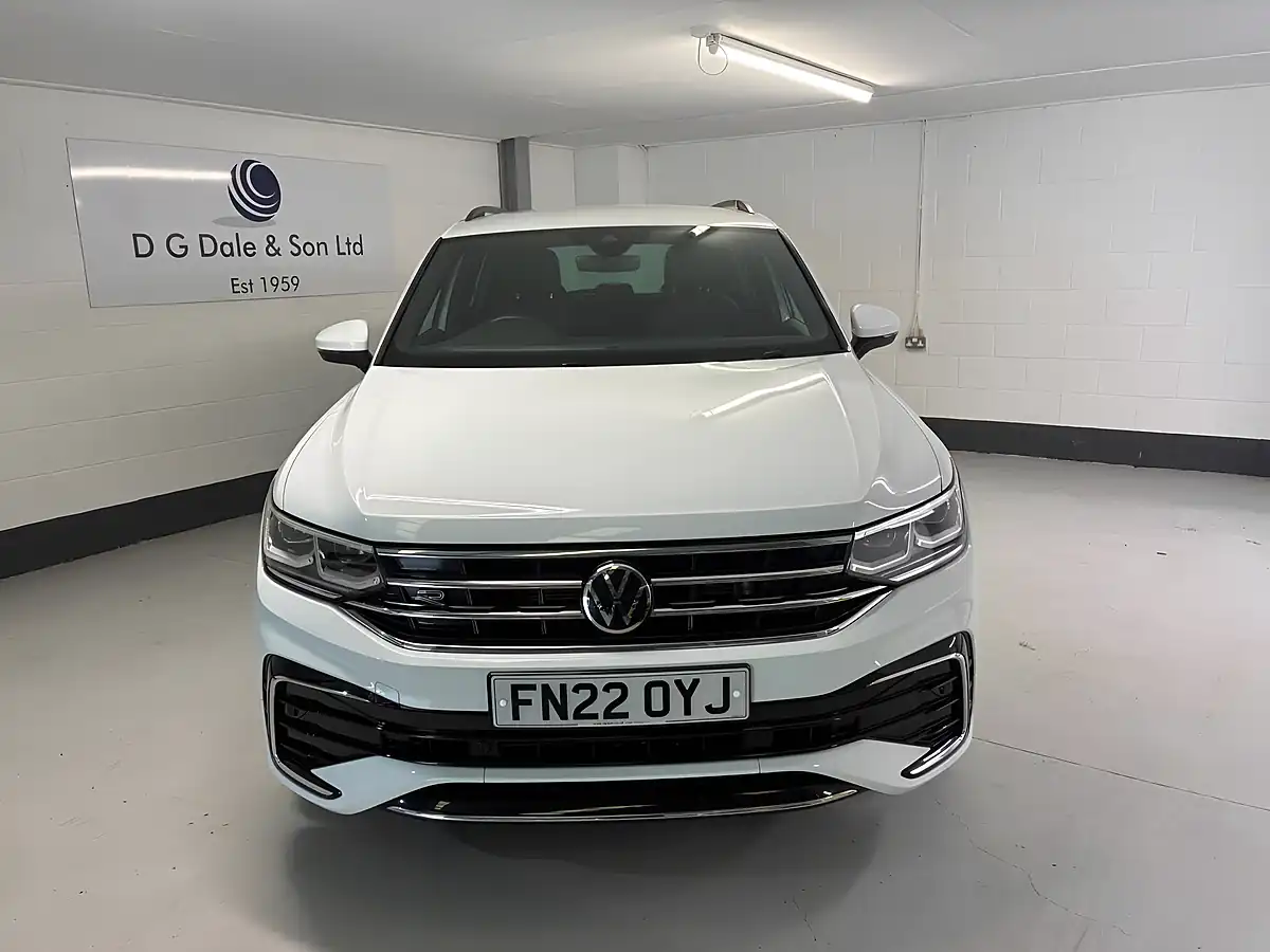 Used 2022 Volkswagen Tiguan R-Line White - Interior and Exterior details 2