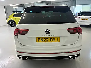 Used 2022 Volkswagen Tiguan R-Line White - Interior and Exterior details 5