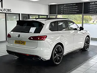 Used 2022 Volkswagen Touareg Black Edition White - Interior and Exterior details 11