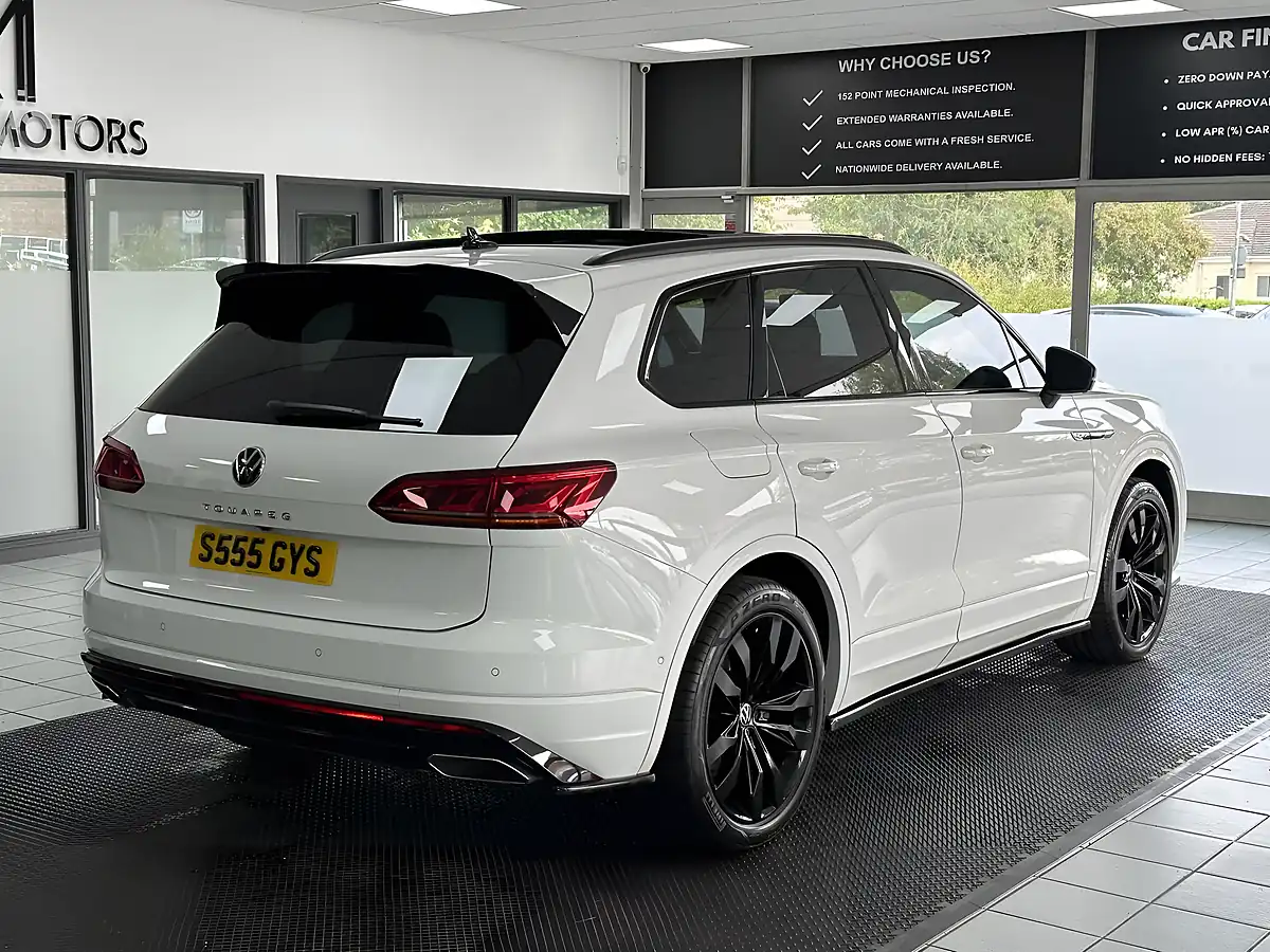 Used 2022 Volkswagen Touareg Black Edition White - Interior and Exterior details 11