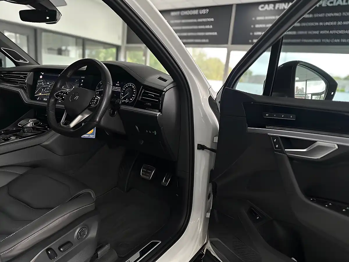 Used 2022 Volkswagen Touareg Black Edition White - Interior and Exterior details 12