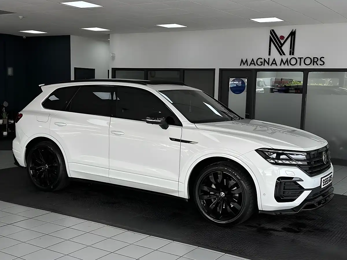 Used 2022 Volkswagen Touareg Black Edition White - Interior and Exterior details 2