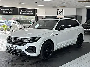 Used 2022 Volkswagen Touareg Black Edition White - Interior and Exterior details 5
