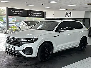 Used 2022 Volkswagen Touareg Black Edition White - Interior and Exterior details 6