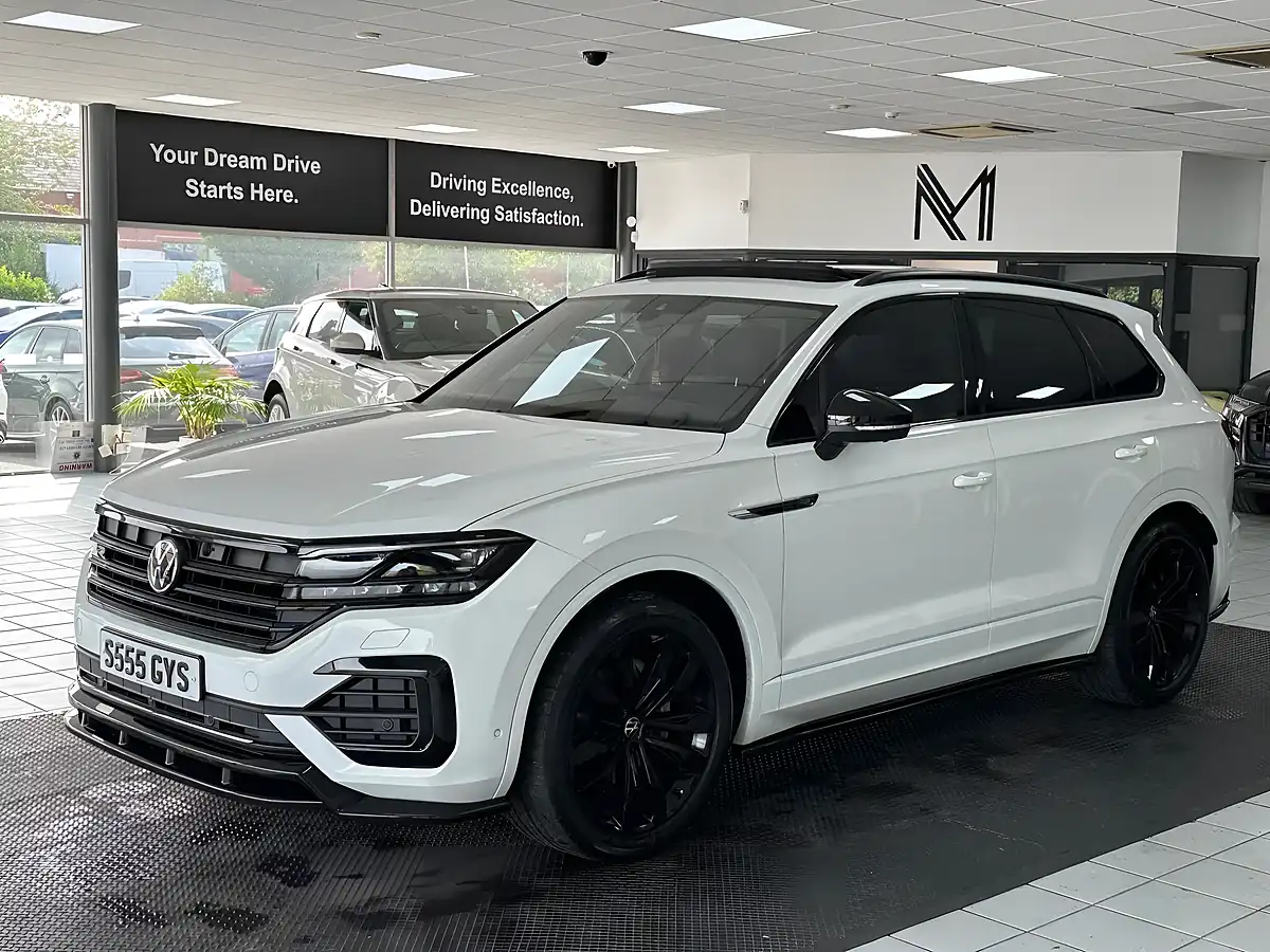 Used 2022 Volkswagen Touareg Black Edition White - Interior and Exterior details 6