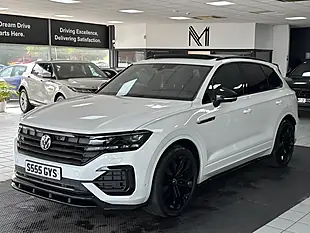 Used 2022 Volkswagen Touareg Black Edition White - Interior and Exterior details 7