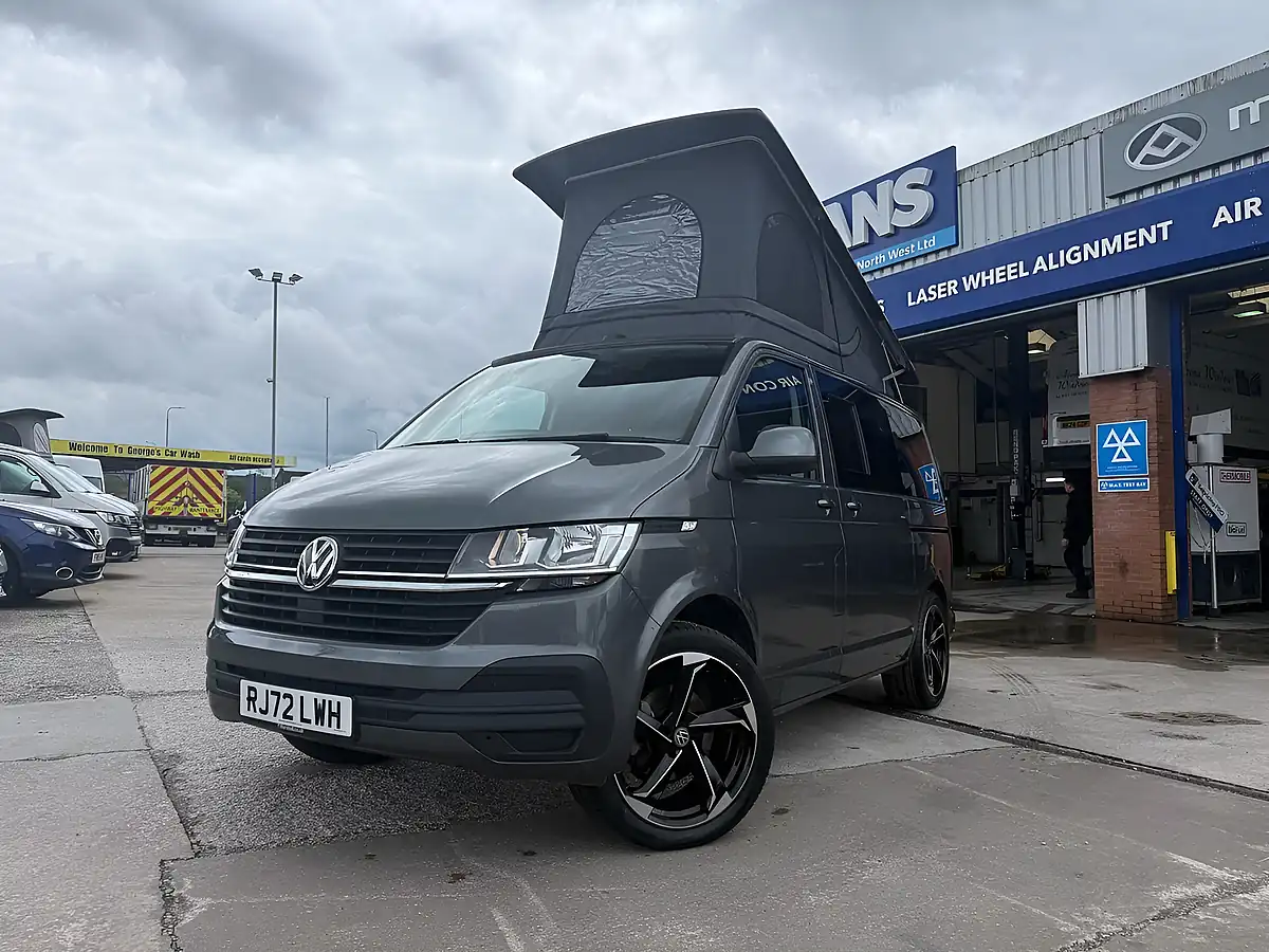 Used 2022 Volkswagen Transporter Camper Grey - Front View