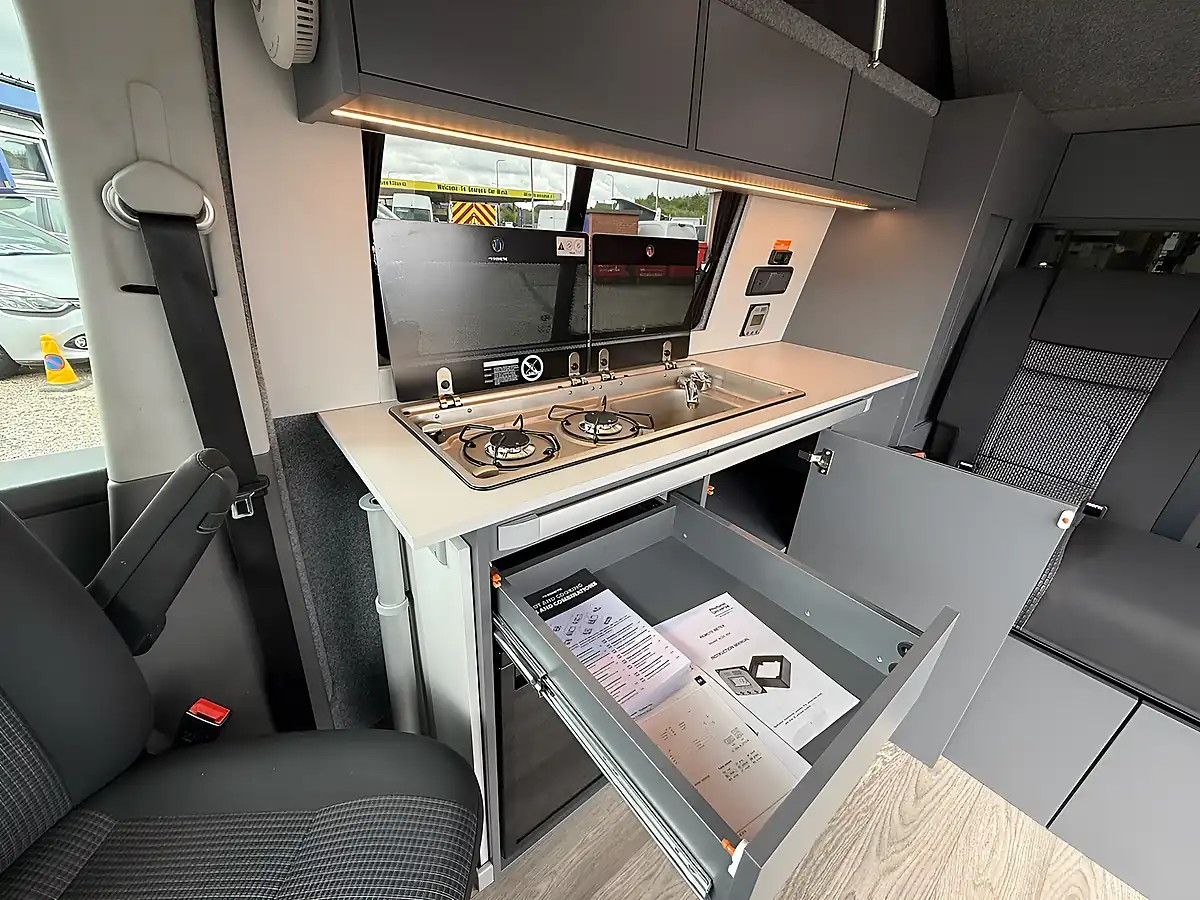 Used 2022 Volkswagen Transporter Camper Grey - Interior and Exterior details 14