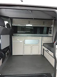 Used 2022 Volkswagen Transporter Camperking Ascot Grey - Interior and Exterior details 11