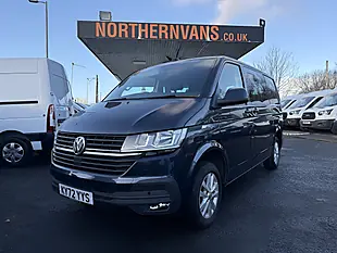 Used 2022 Volkswagen Transporter T30 Highline Blue - Interior and Exterior details 6