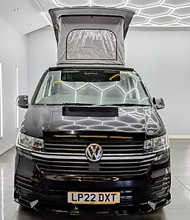 Used 2022 Volkswagen Transporter T30 Startline Campervan Conversion Deep Black - Interior and Exterior details 2