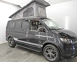 Used 2022 Volkswagen Transporter T30 Startline Campervan Conversion Deep Black - Interior and Exterior details 4