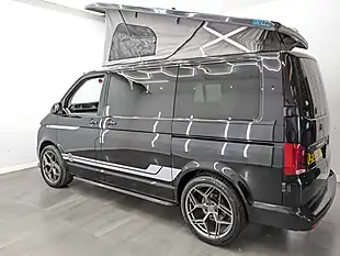 Used 2022 Volkswagen Transporter T30 Startline Campervan Conversion Deep Black - Interior and Exterior details 6