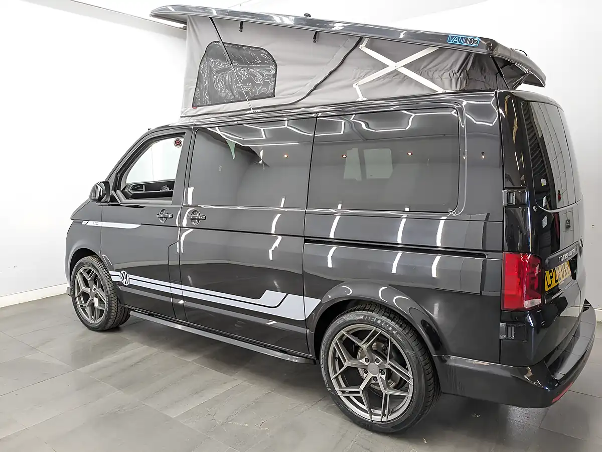 Used 2022 Volkswagen Transporter T30 Startline Campervan Conversion Deep Black - Interior and Exterior details 6