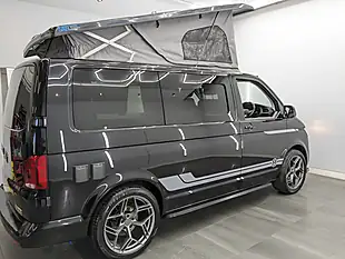 Used 2022 Volkswagen Transporter T30 Startline Campervan Conversion Deep Black - Interior and Exterior details 8