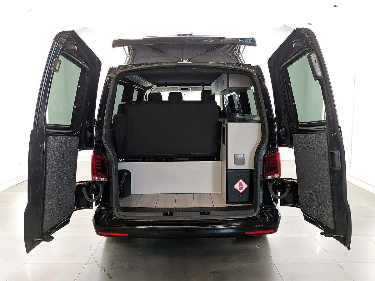Used 2022 Volkswagen Transporter T30 Startline Campervan Conversion Deep Black - Interior and Exterior details 9