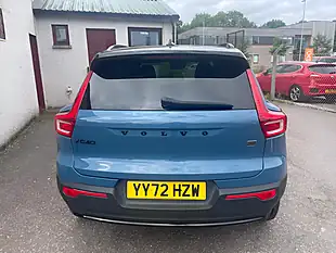 Used 2022 Volvo XC40 Ultimate Fjord Blue - Interior and Exterior details 3