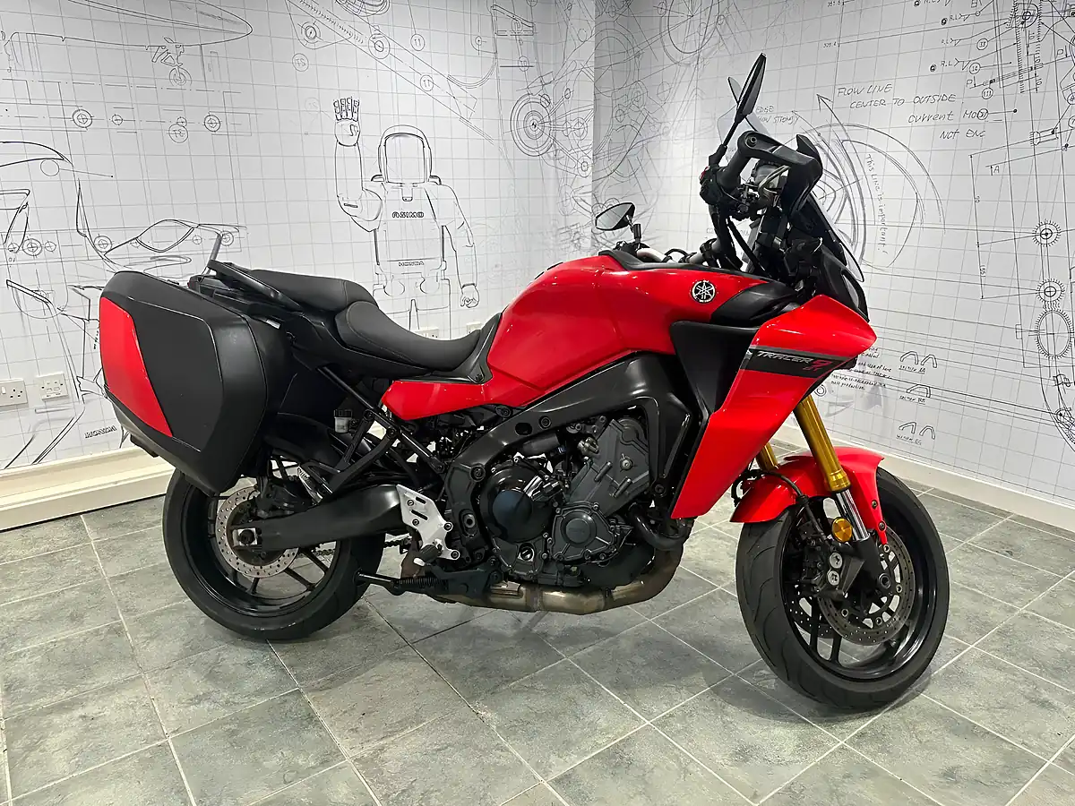 Used 2022 Yamaha Tracer 9 GT Red - Interior and Exterior details 2