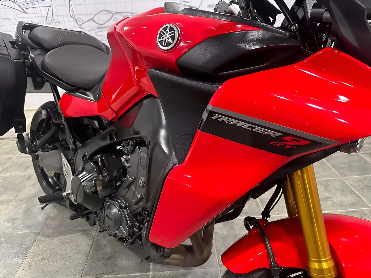 Used 2022 Yamaha Tracer 9 GT Red - Interior and Exterior details 6