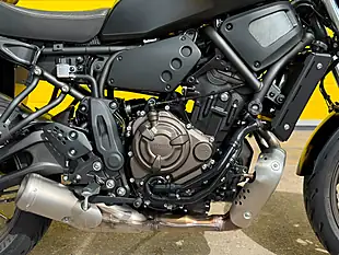Used 2022 Yamaha XSR700 Black - Interior and Exterior details 8
