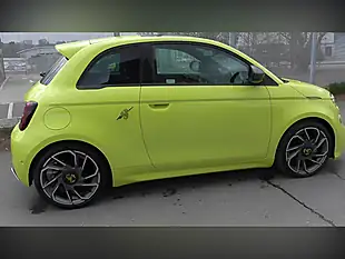 Used 2023 Abarth 595 Turismo Green - Interior and Exterior details 2