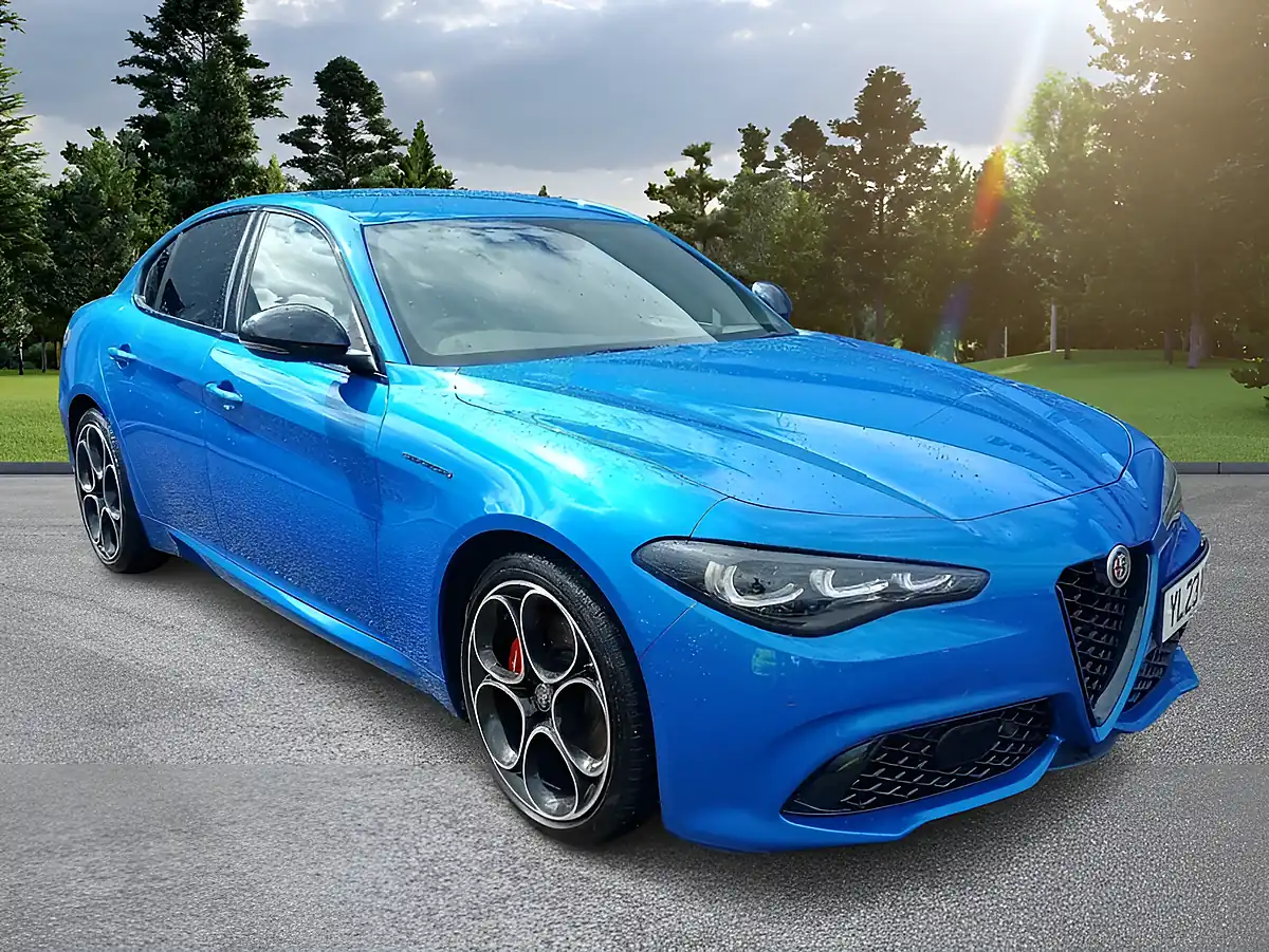 Used 2023 Alfa Romeo Giulia Competizione Misano Blue - Front View