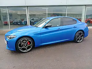 Used 2023 Alfa Romeo Giulia Competizione Misano Blue - Interior and Exterior details 2