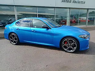 Used 2023 Alfa Romeo Giulia Competizione Misano Blue - Interior and Exterior details 4