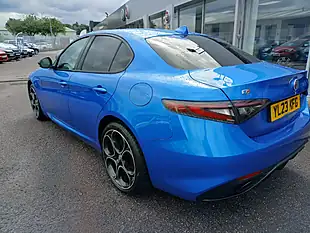 Used 2023 Alfa Romeo Giulia Competizione Misano Blue - Interior and Exterior details 5