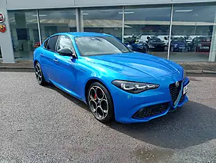Used 2023 Alfa Romeo Giulia Competizione Misano Blue - Interior and Exterior details 6