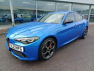 Used 2023 Alfa Romeo Giulia Competizione Misano Blue - Interior and Exterior details 9