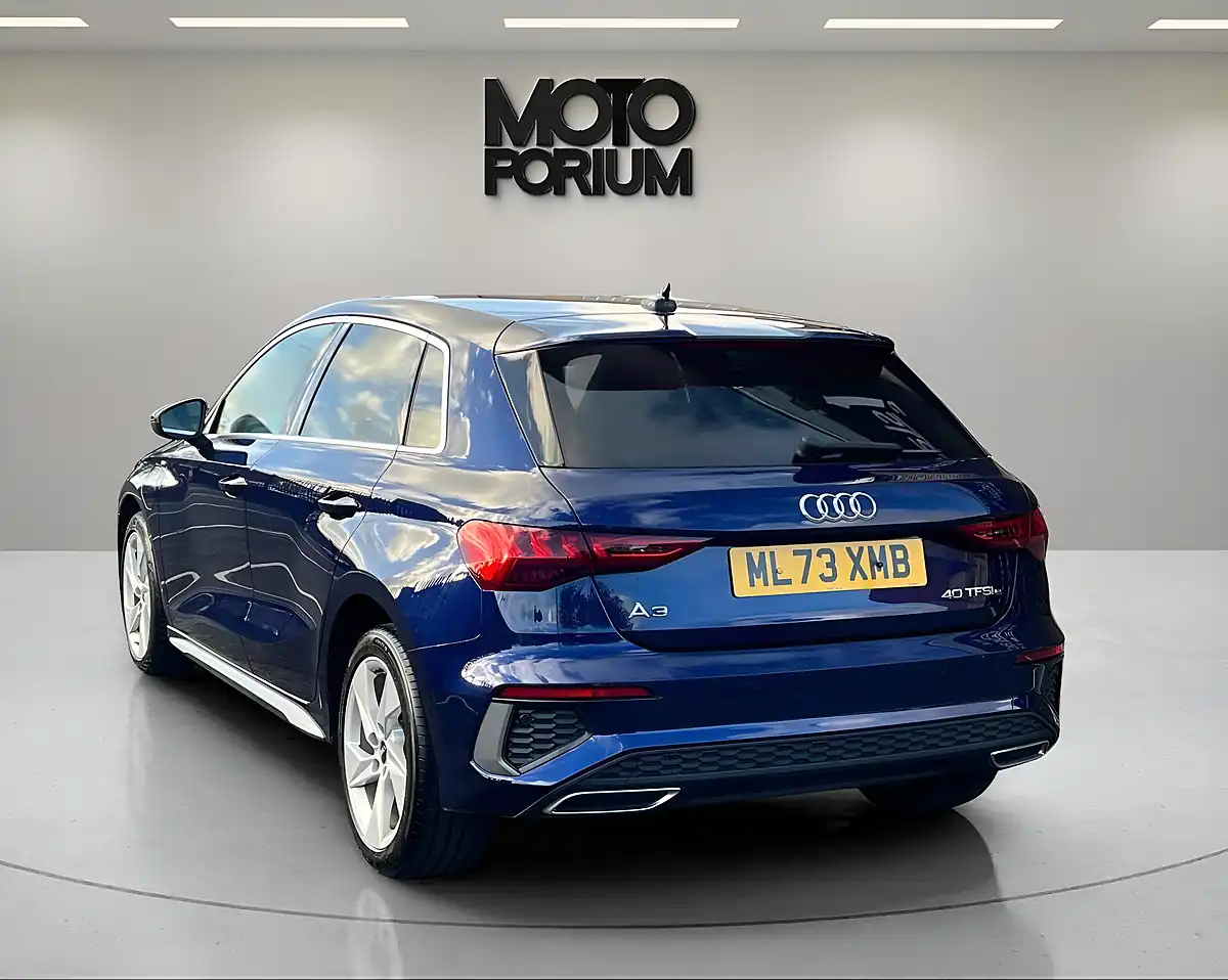 Used 2023 Audi A3 S Line Blue - Interior and Exterior details 10