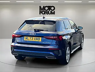 Used 2023 Audi A3 S Line Blue - Interior and Exterior details 11