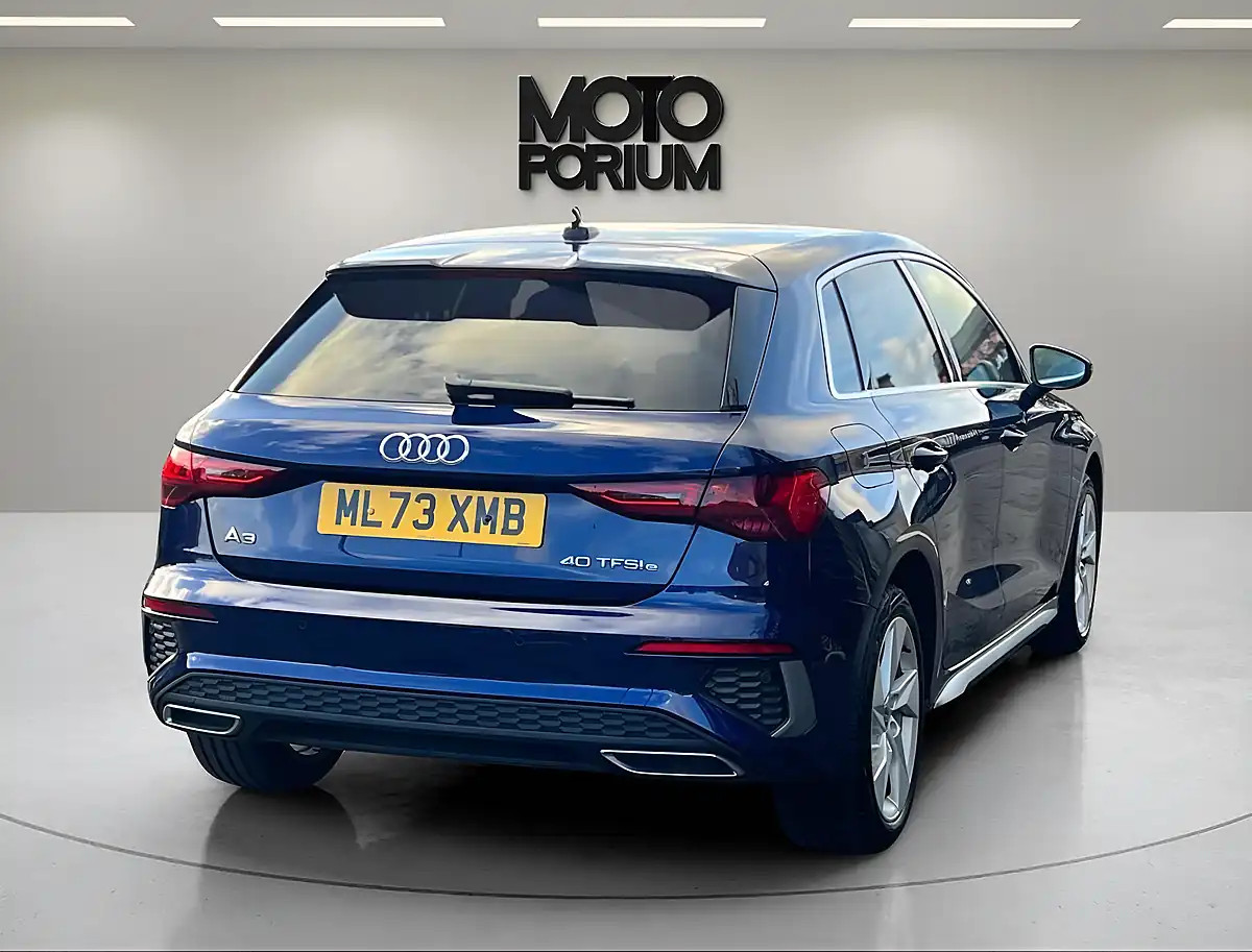 Used 2023 Audi A3 S Line Blue - Interior and Exterior details 11