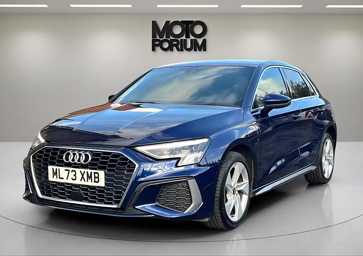 Used 2023 Audi A3 S Line Blue - Interior and Exterior details 2