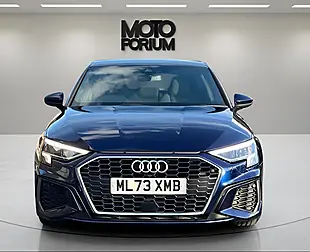 Used 2023 Audi A3 S Line Blue - Interior and Exterior details 4