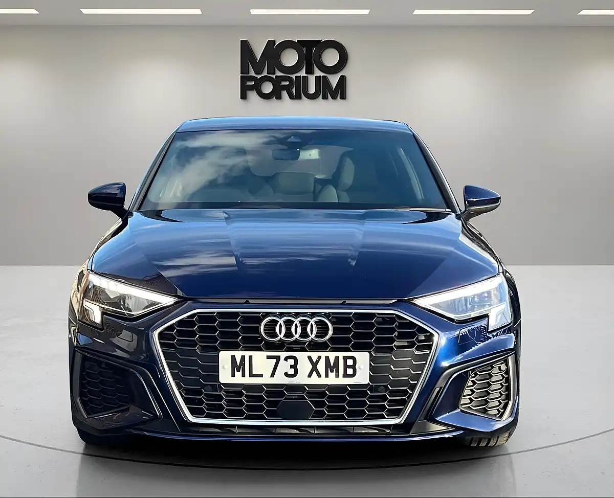Used 2023 Audi A3 S Line Blue - Interior and Exterior details 4