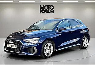 Used 2023 Audi A3 S Line Blue - Interior and Exterior details 5