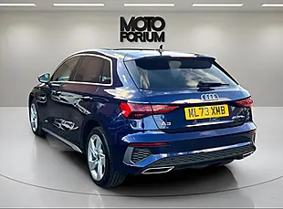 Used 2023 Audi A3 S Line Blue - Interior and Exterior details 6