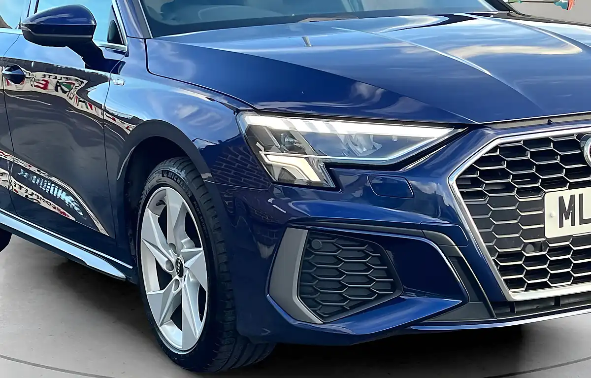 Used 2023 Audi A3 S Line Blue - Interior and Exterior details 7