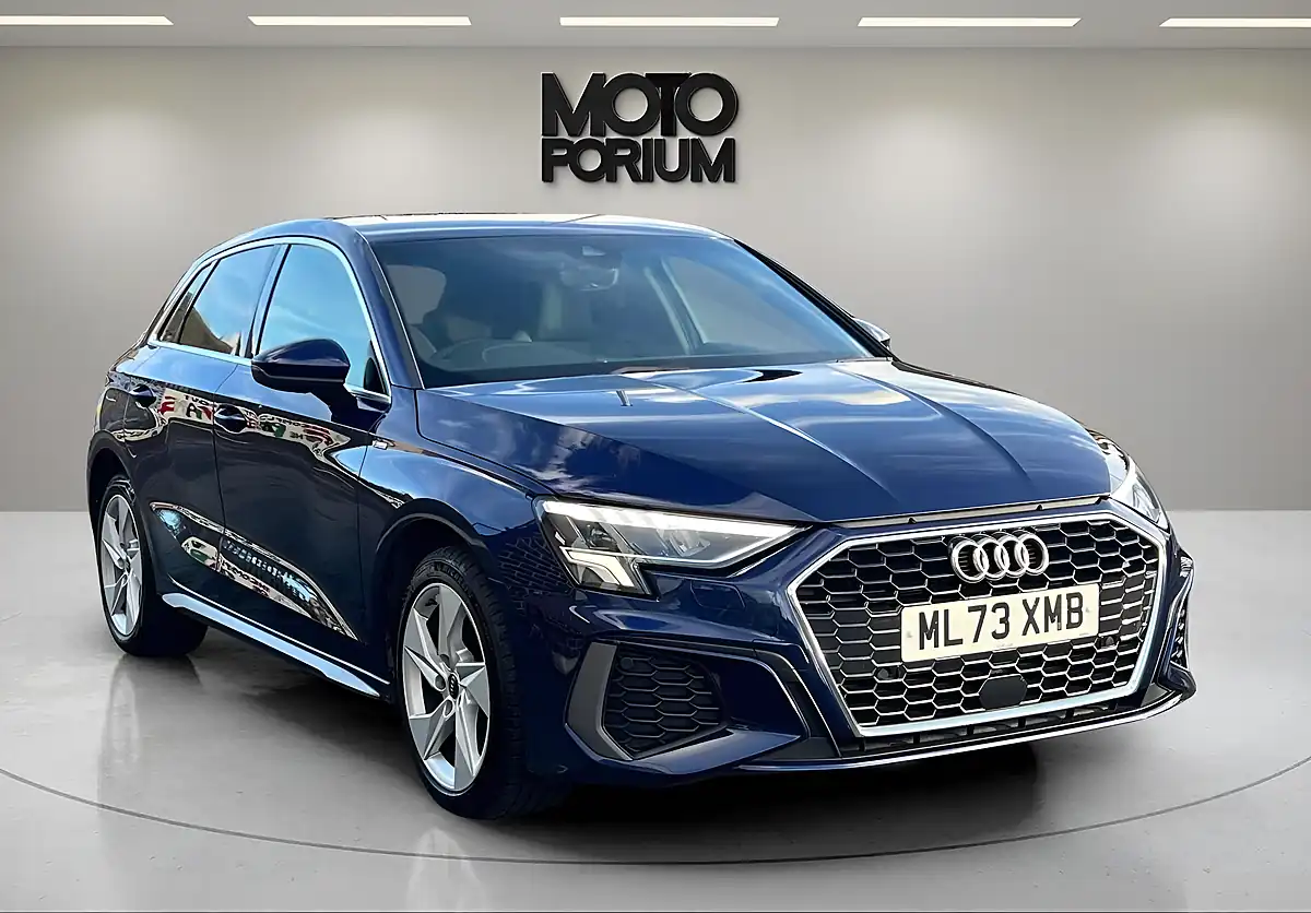 Used 2023 Audi A3 S Line Blue - Interior and Exterior details 8