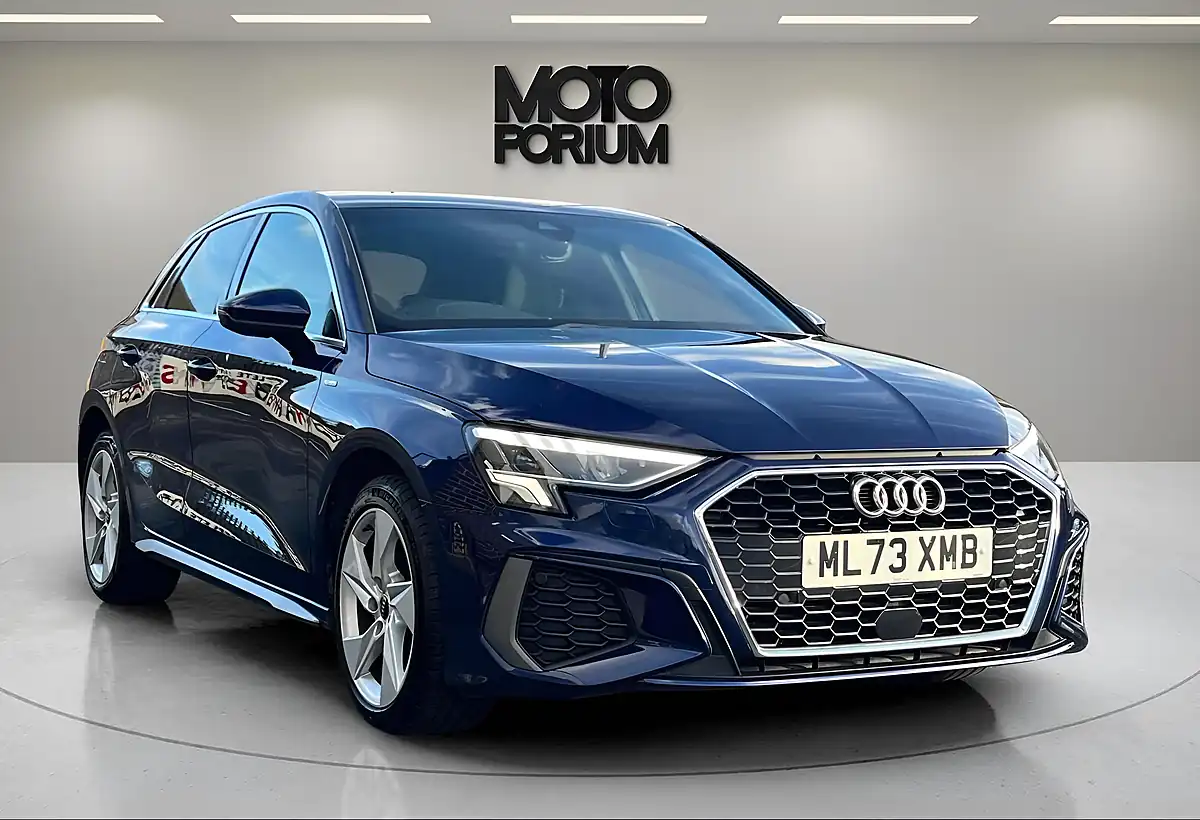 Used 2023 Audi A3 S Line Blue - Interior and Exterior details 9