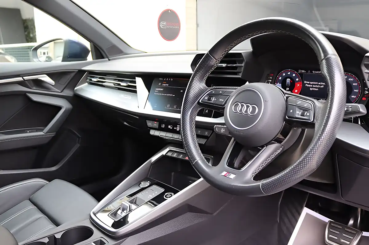 Used 2023 Audi A3 S Line Sportback Navarra Blue - Interior and Exterior details 2