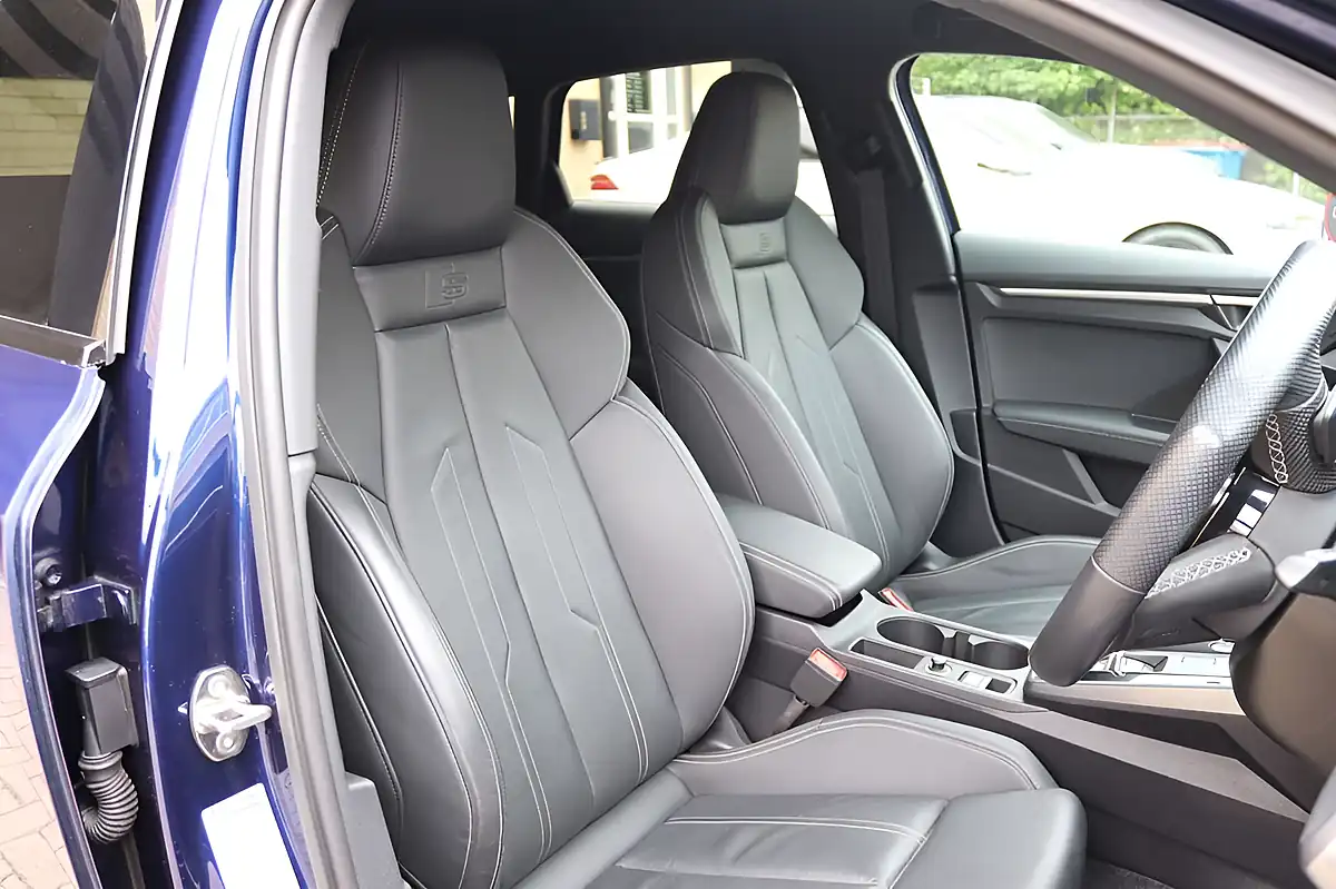 Used 2023 Audi A3 S Line Sportback Navarra Blue - Interior and Exterior details 4