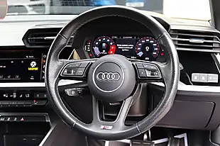 Used 2023 Audi A3 S Line Sportback Navarra Blue - Interior and Exterior details 6