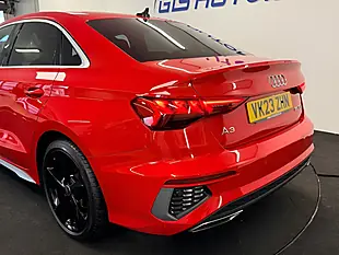 Used 2023 Audi A3 Saloon S Line Tango and Cash Red - Interior and Exterior details 13