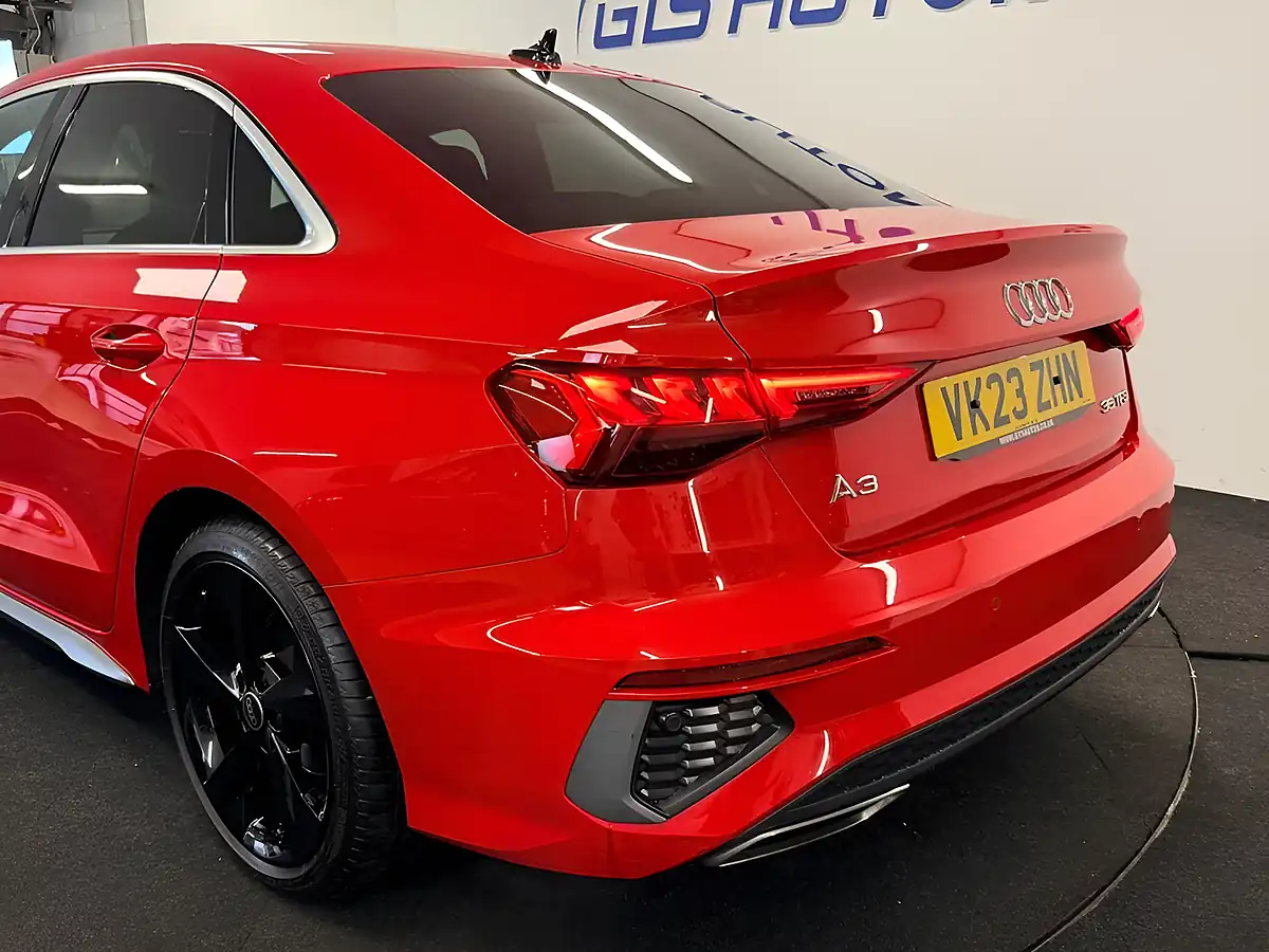 Used 2023 Audi A3 Saloon S Line Tango and Cash Red - Interior and Exterior details 13